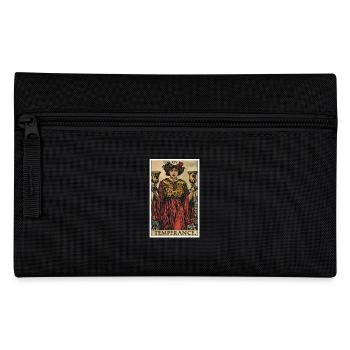 Tarotkarten Tarotkarte Temperance Mäßigkeit - Federtasche - Schwarz - Vorne