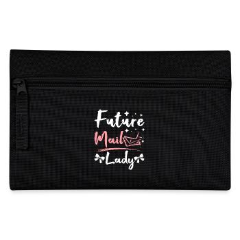 Future mail lady - Pencil Case - black - Front