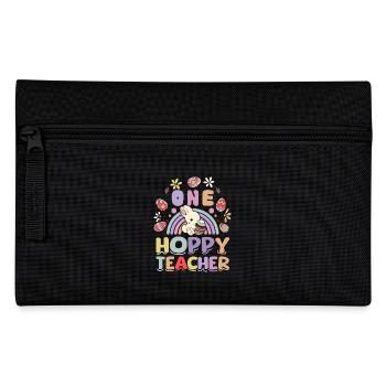Easter Bunnies One Hoppy teacher - Federtasche - Schwarz - Vorne