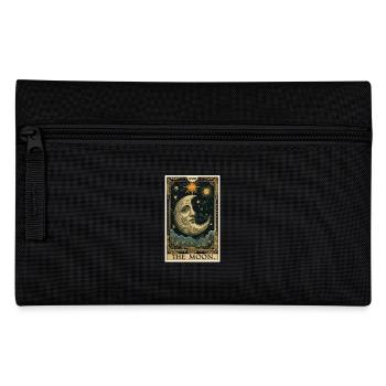 Tarotkarten Tarotkarte The Moon Der Mond - Federtasche - Schwarz - Vorne