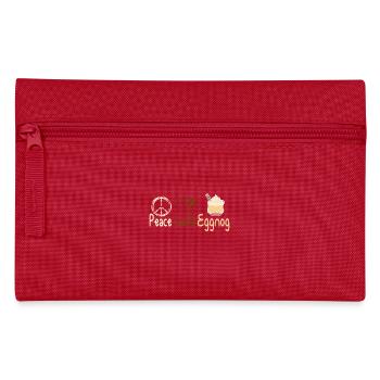 Paix amour lait de poule - Trousse - rouge - Devant