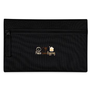 Paix amour lait de poule - Trousse - noir - Devant