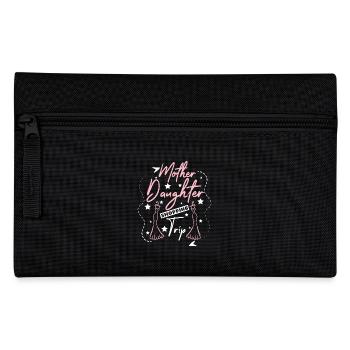 Mother Daughter Day Vacation Trip Shopping Trip - Pencil Case - black - Front
