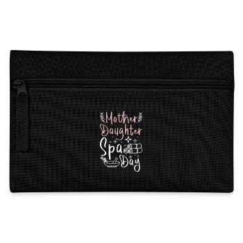 Mom Mother Daughter Spa Day - Pencil Case - black - Front