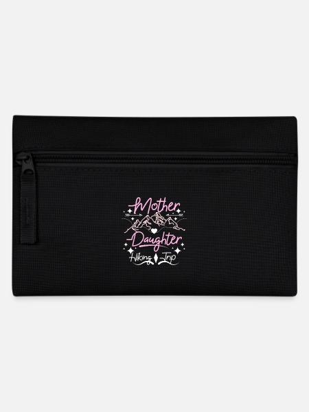 Mother daughter hiking trip - Pencil Case - black