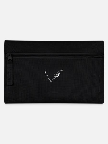 Klettern Bouldern Sport - Federtasche - Schwarz