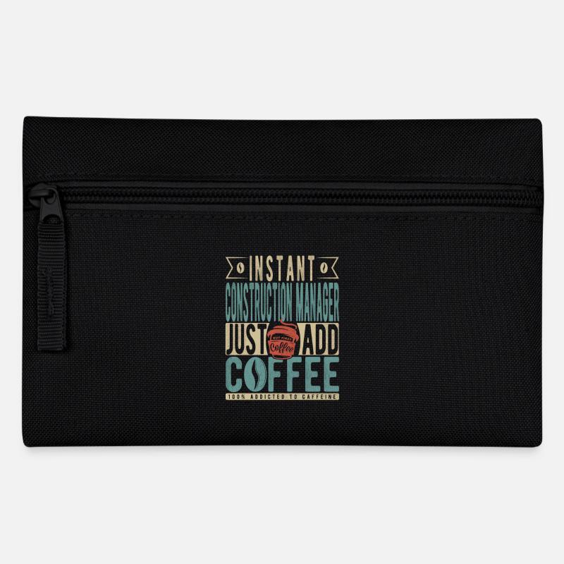 Instant Construction Manager Fügen Sie einfach Kaffee hinzu - Federtasche - Schwarz