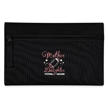 Maman Mère Fille Week-end de football américain - Trousse - noir - Devant