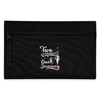Mother Daughter two generations on journey - Pencil Case - black - Front