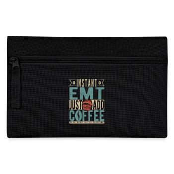 Instant Emt Fügen Sie einfach Kaffee hinzu - Federtasche - Schwarz - Vorne