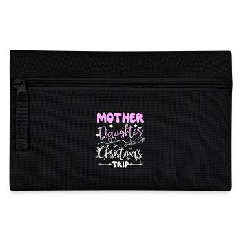 Mother Daughter Christmas trip - Pencil Case - black - Front