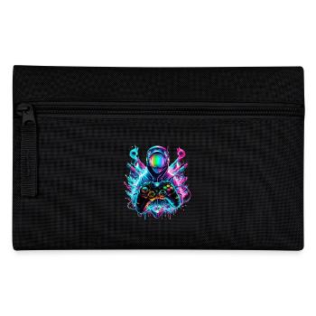 Gamer Synthwave Gaming Enthusiast - Pencil Case - black - Front