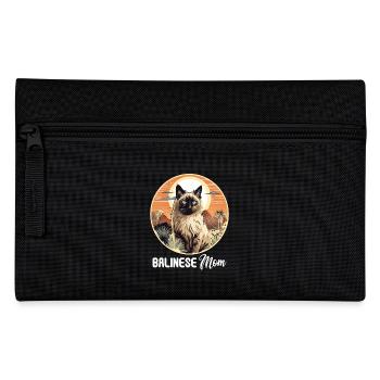 Balinese Cat Balinesenkatze - Pencil Case - black - Front