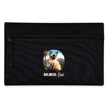 Balinese Cat Balinesenkatze - Pencil Case - black - Front