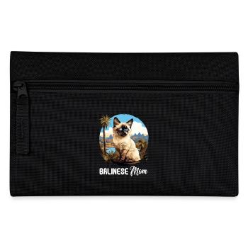 Balinese Cat Balinesenkatze - Pencil Case - black - Front