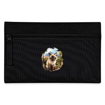 Balinese Cat Balinesenkatze - Pencil Case - black - Front