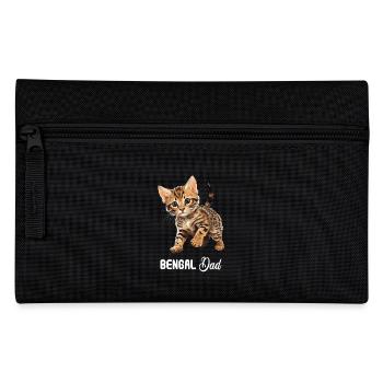 Bengal Cat Bengalkatze - Federtasche - Schwarz - Vorne