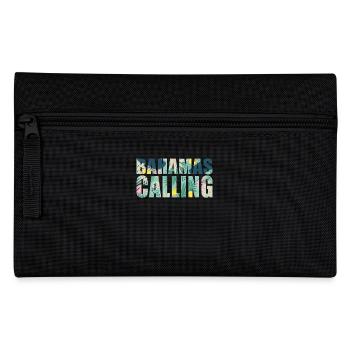 Bahamas Souvenir Urlaub Bahamas Calling - Federtasche - Schwarz - Vorne