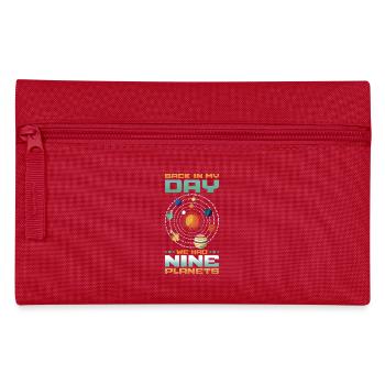 Back In My Day Stargazing Nine Planets - Pencil Case - red - Front