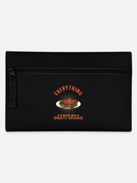 Everything Is Better With Spaghetti Bolognese - Pencil Case - black