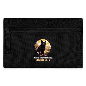 Bombay Cat Bombay Katze - Federtasche - Schwarz - Vorne