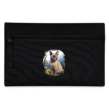 Chat birman Birmanie Katze - Trousse - noir - Devant