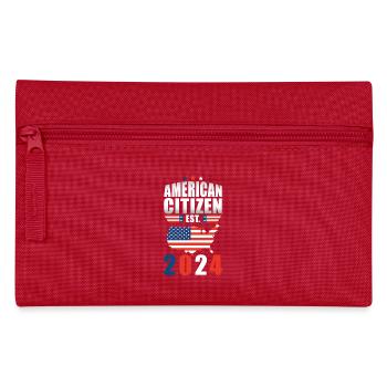 Einbürgerungszeremonie für American Citizen Est 2024 - Federtasche - Rot - Vorne