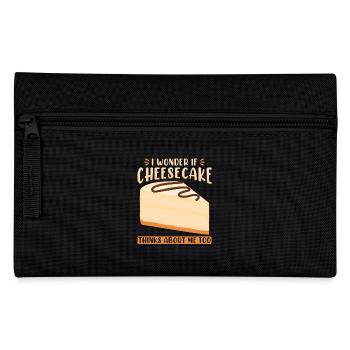 Je me demande si Cheesecake pense aussi à moi - Trousse - noir - Devant