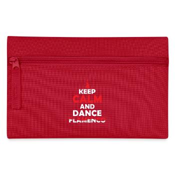 Restez calme et dansez le flamenco - Trousse - rouge - Devant