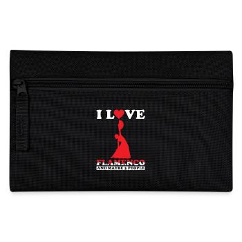 J’adore le flamenco et peut-être 3 personnes - Trousse - noir - Devant