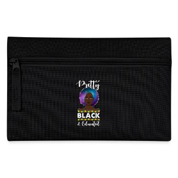 Joli motif noir et formé - Trousse - noir - Devant