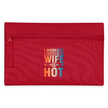 Fitnessstudio Gym Entraînement Sport Motivation - Trousse - rouge - Devant