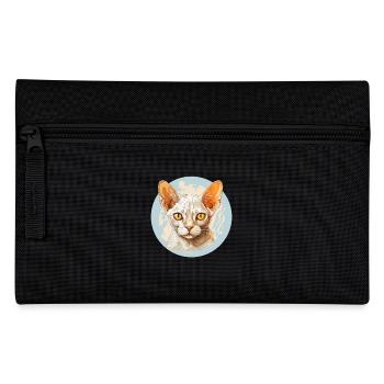 Devon Rex Kitten Devon Rex Cat - Pencil Case - black - Front