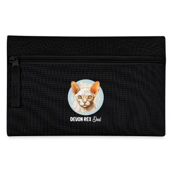Devon Rex Kitten Devon Rex Cat - Pencil Case - black - Front