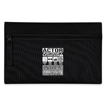 Schauspieler Sarkasmus lustig Geschenk Schauspieler - Federtasche - Schwarz - Vorne