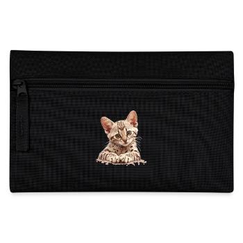 Mau égyptien Chaton Chat égyptien Mau - Trousse - noir - Devant