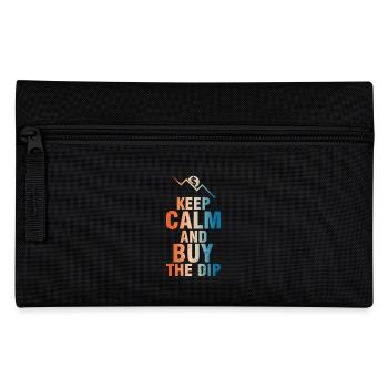 Gardez votre calme et achetez le dicton Dip Motif - Trousse - noir - Devant
