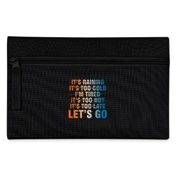 Let's Go - Motivation for Your Workout - Pencil Case - black - Front