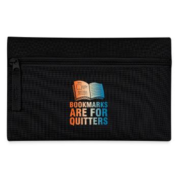 Bookworms beware - Reading without limits - Pencil Case - black - Front