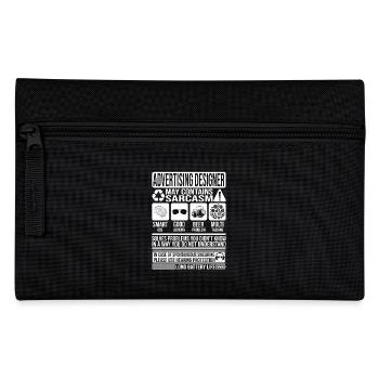 Advertising Designer Sarcasm funny Gift - Pencil Case - black - Front