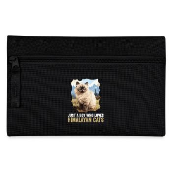 Himalayan Cat Colourpoint Katze - Pencil Case - black - Front