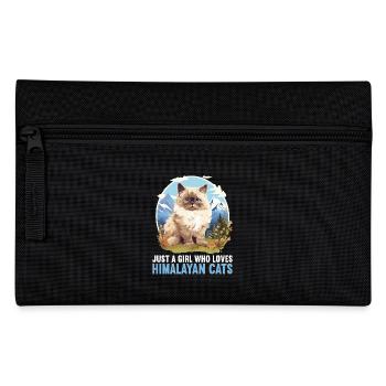 Himalayan Cat Colourpoint Katze - Pencil Case - black - Front
