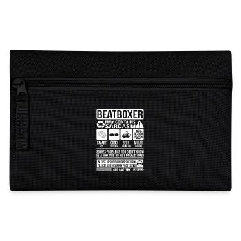 Beatboxer Sarcasm funny Gift Beatboxer - Pencil Case - black - Front