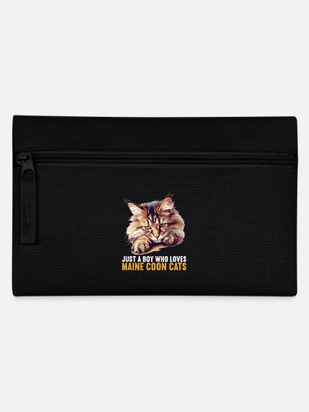 Maine Coon Chaton Maine Coon Chat - Trousse - noir