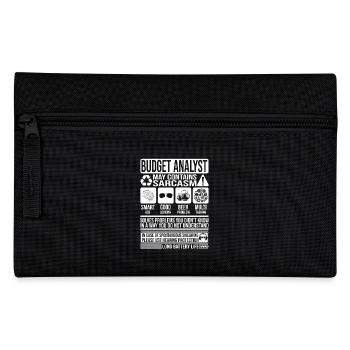 Budget Analyst Sarcasm funny Gift Budget Analyst - Pencil Case - black - Front
