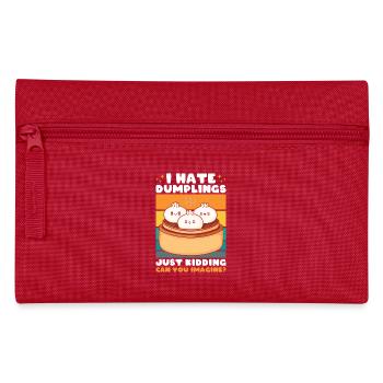 Je déteste les boulettes, je plaisante sur la performance - Trousse - rouge - Devant