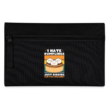 I Hate Dumplings Just Kidding Vorstellung - Federtasche - Schwarz - Vorne