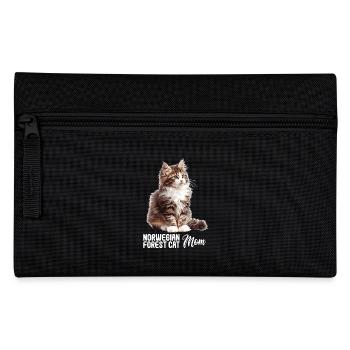 Norwegian Forest Cat Norwegische Waldkatze - Federtasche - Schwarz - Vorne