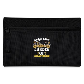 Wachsen Dein Garten Der Dankbarkeit - Federtasche - Schwarz - Vorne