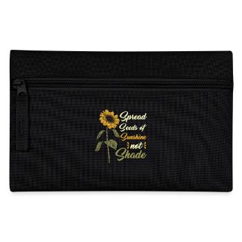 Spread Seeds Of Sunshine Not Shade - Pencil Case - black - Front